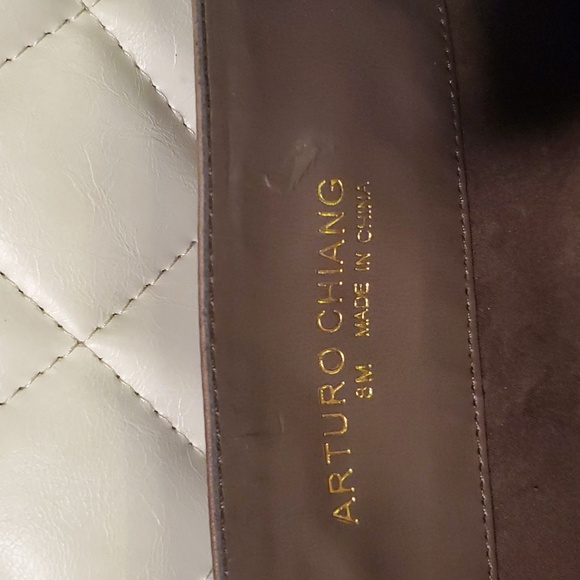 8M Arturo Chiang Knee-High Genuine Leather Soft Riding Boots Brown - Picture 8 of 10